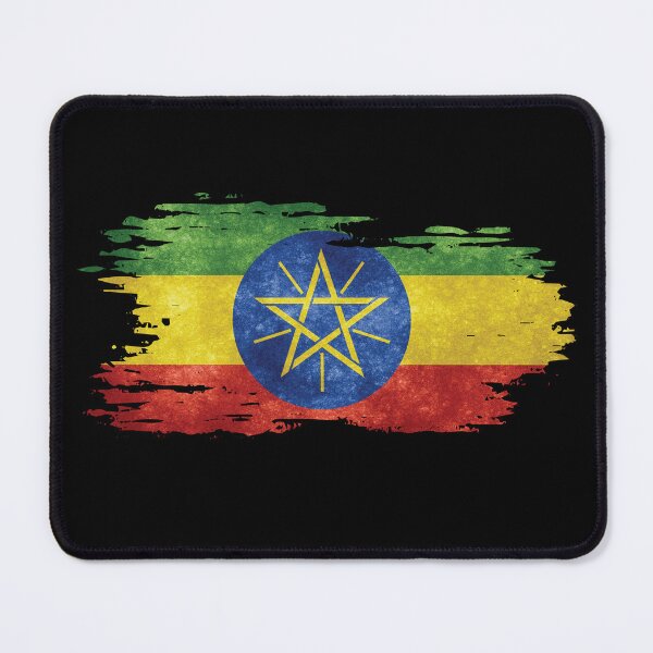 Item preview, Ethiopia - National Flag, Brush Effect designed and sold by Mohja-Design.