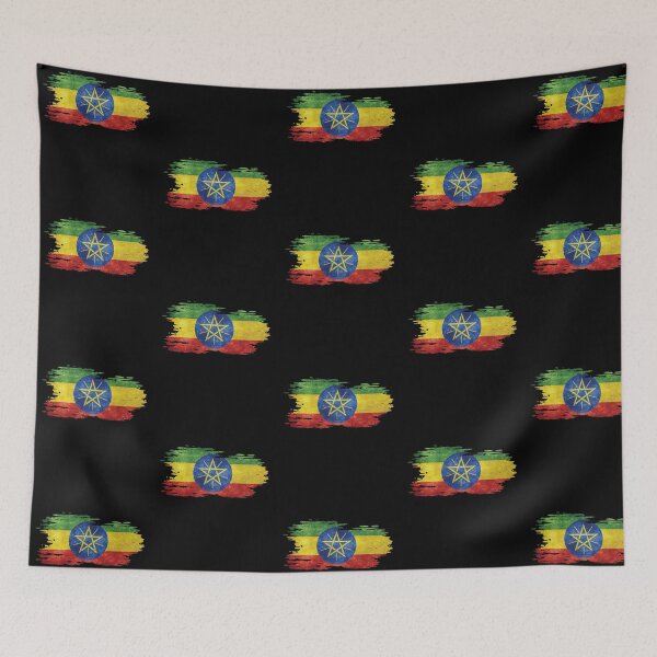 Item preview, Ethiopia - National Flag, Brush Effect designed and sold by Mohja-Design.