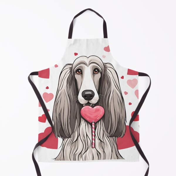 Item preview, Valentine's Day Afghan Hound Love designed and sold by GoodyPaws.