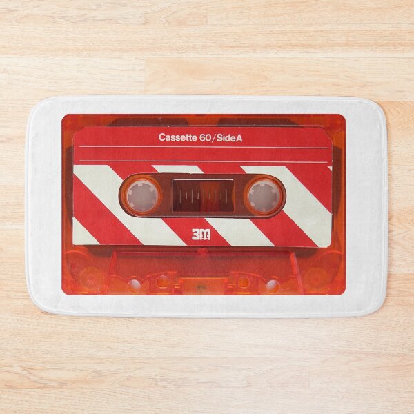 Item preview, cassette, tapedeck, classy red yellow design designed and sold by Unfound Gem.