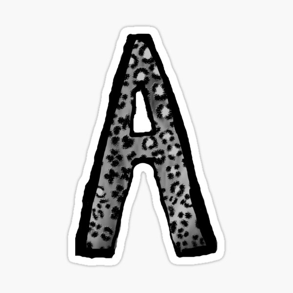 Item preview, Alfa, A- Estampado de leopardo designed and sold by zzzozzo.