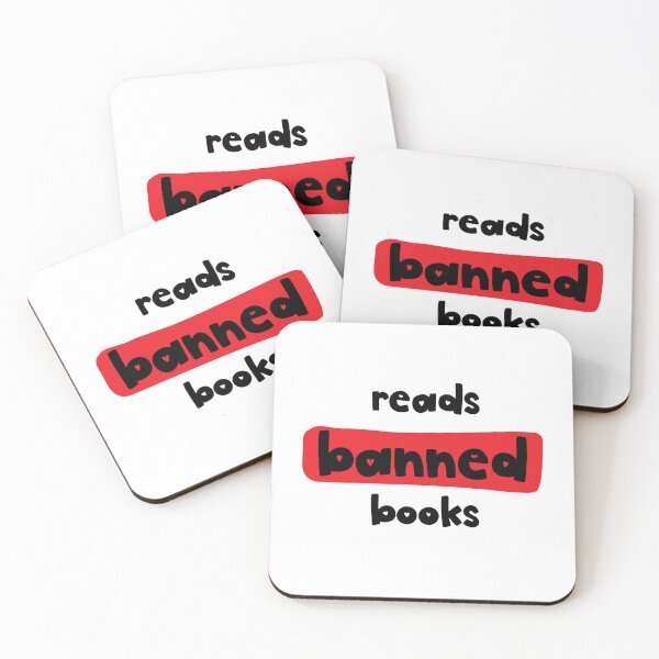 Item preview, Reads Banned Books quirky designed and sold by Ilze Lucero.