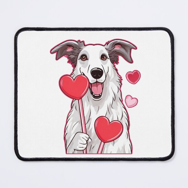 Artikelvorschau, Valentinstag Barsoi Liebe entworfen und verkauft von GoodyPaws.