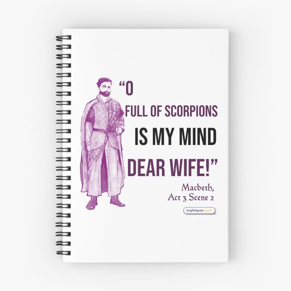 Item preview, Macbeth Scorpions Quote designed and sold by EnglishGCSEcouk.