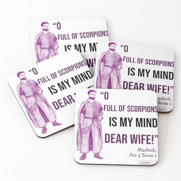 Item preview, Macbeth Scorpions Quote designed and sold by EnglishGCSEcouk.