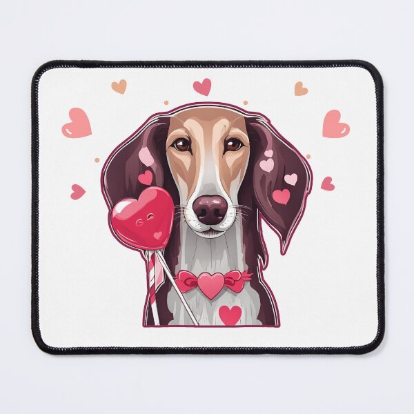 Item preview, Valentine's Day Saluki Love designed and sold by GoodyPaws.