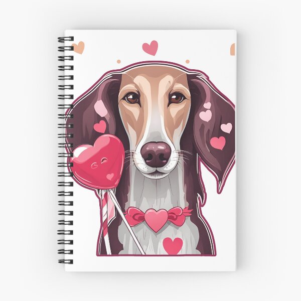 Item preview, Valentine's Day Saluki Love designed and sold by GoodyPaws.