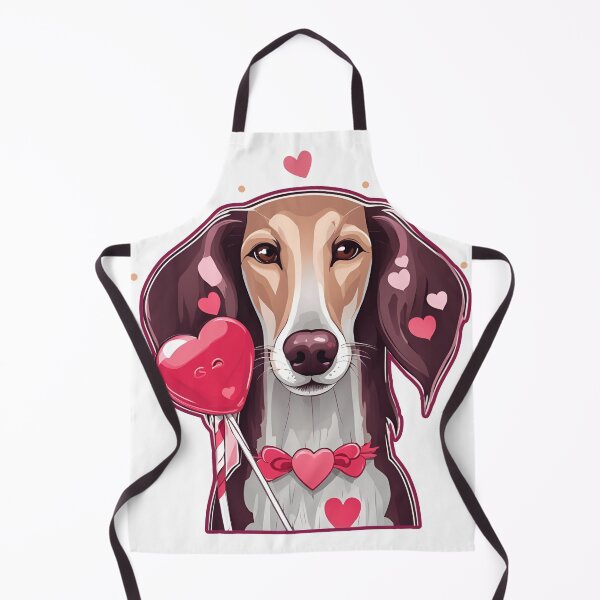Item preview, Valentine's Day Saluki Love designed and sold by GoodyPaws.