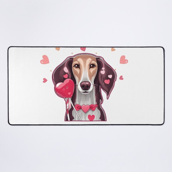 Item preview, Valentine's Day Saluki Love designed and sold by GoodyPaws.