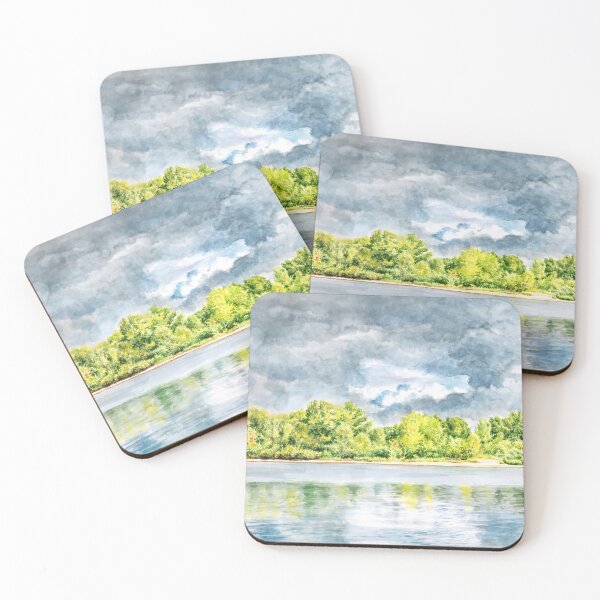 Item preview, The river bank before the rain designed and sold by AleksARTua.