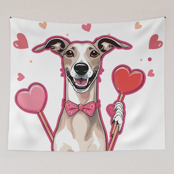 Item preview, Valentine's Day Whippet Love designed and sold by GoodyPaws.