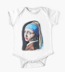 Robot with a Pearl Earring One Piece - Short Sleeve