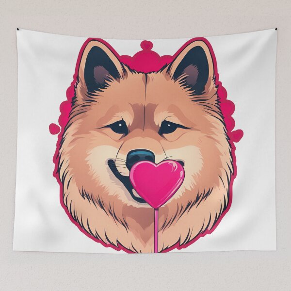 Item preview, Valentine's Day Eurasier Love designed and sold by GoodyPaws.