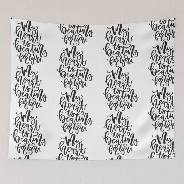 Item preview, My heart is beating for you  designed and sold by FestivityFinds.