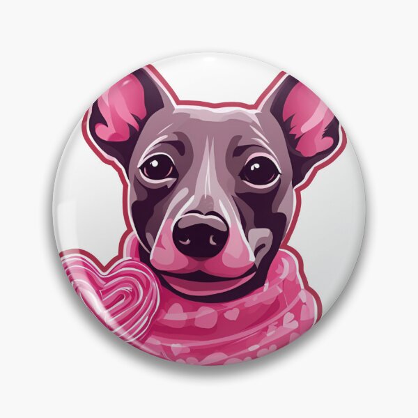 Item preview, Valentine's Day Peruvian Hairless Dog Love designed and sold by GoodyPaws.