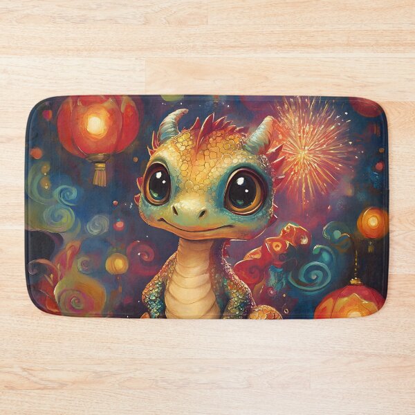 Item preview, Lantern Glow Baby Dragon designed and sold by AI-Only Creations.
