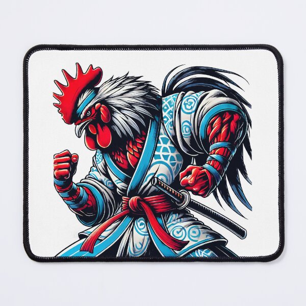 Item preview, Samurai Rooster Martial Arts Warrior designed and sold by DrawHandArt.