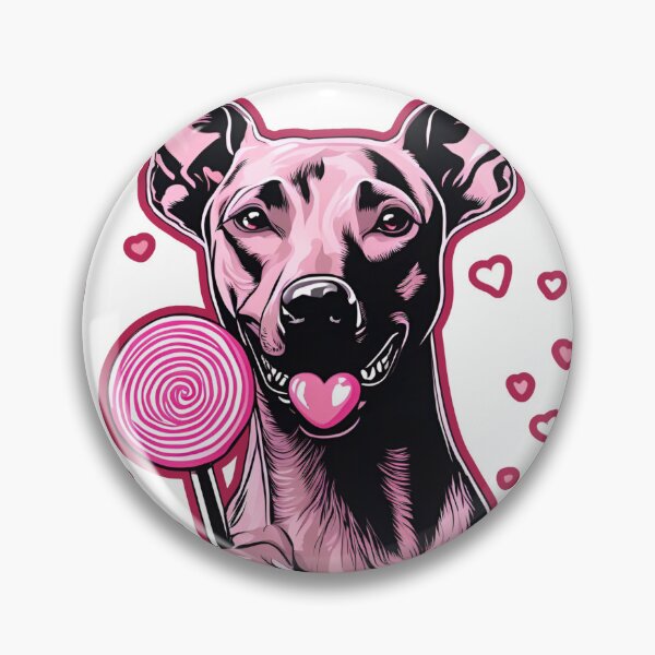 Item preview, Amor por el perro sin pelo peruano en el día de San Valentín designed and sold by GoodyPaws.