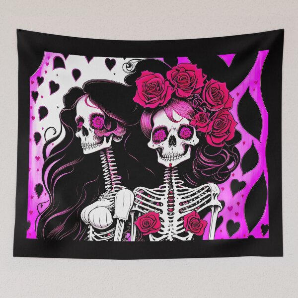 Item preview, WE Are Happy Together by VALPYRA SKULLSTYR Valentines/Galentines Day  LGBTQIA art designed and sold by  VALPYRA Mistress of SKULLSTYR.