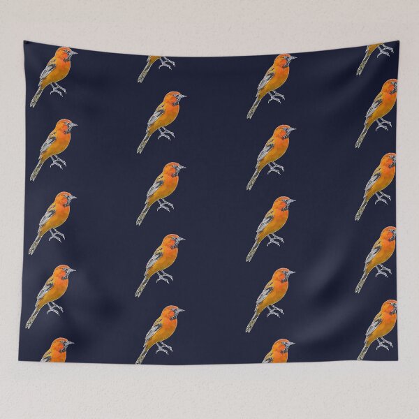 Item preview, Streak-backed Oriole White Alternate Design  designed and sold by designsasstultd.