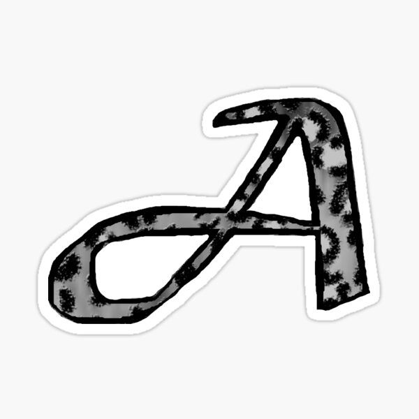 Item preview, Alfa, A- Estampado de leopardo designed and sold by zzzozzo.