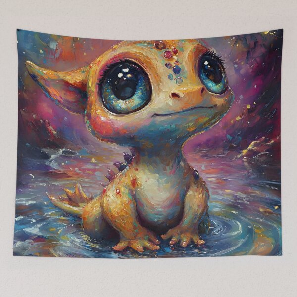 Item preview, Rainbow Waters Baby Dragon designed and sold by AI-Only Creations.