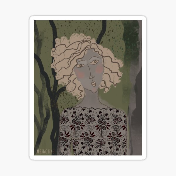 Item preview, The girl in the woods designed and sold by Meiboliky.