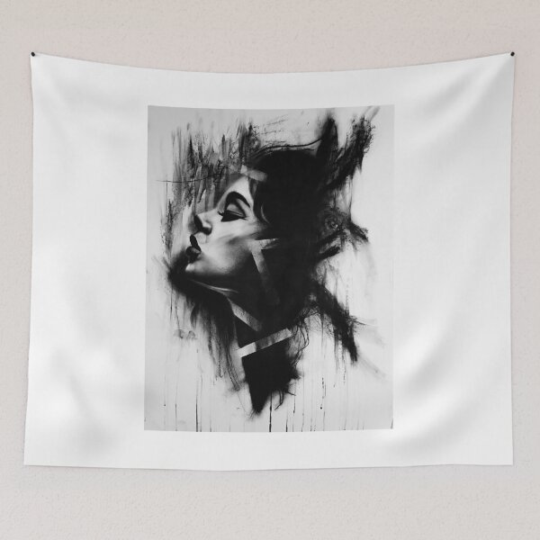 Item preview, Abstract Modern Women Portrait Drawing designed and sold by Sascha  Schürz.