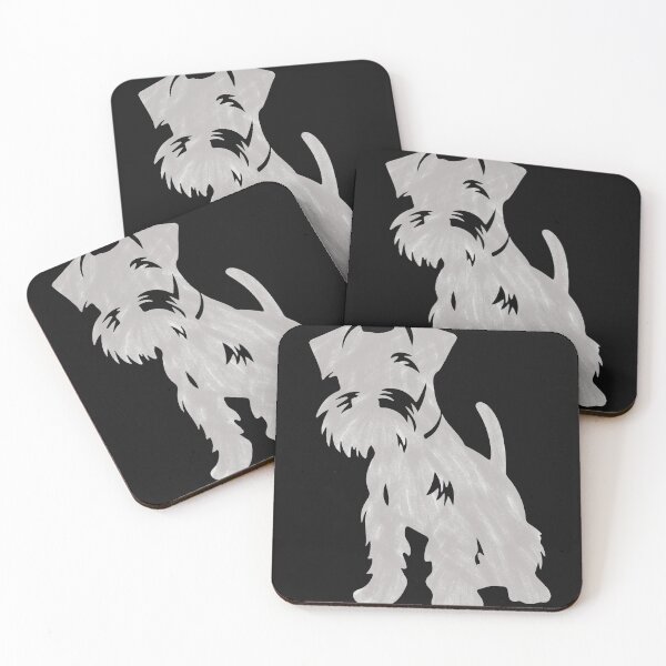Item preview, White Schnauzer Cute Vintage designed and sold by hemp3x.