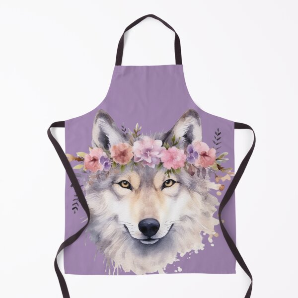 Item preview, Floral Wolf designed and sold by Pines & Starlight.