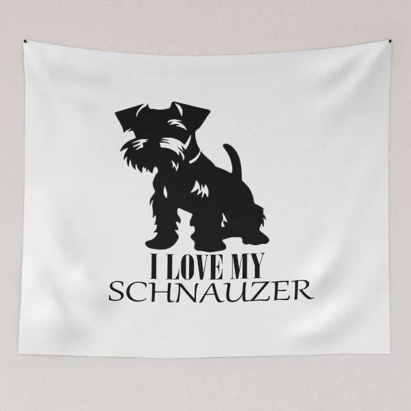 Item preview, I LOVE MY SCHNAUZER designed and sold by hemp3x.