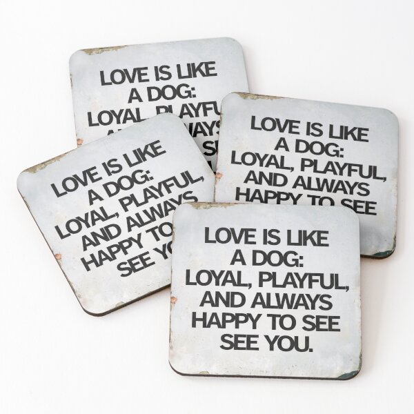 Item preview, Love is Like a Dog Loyal, Playful, and Always Happy to See You Unisex designed and sold by Suzel-store.
