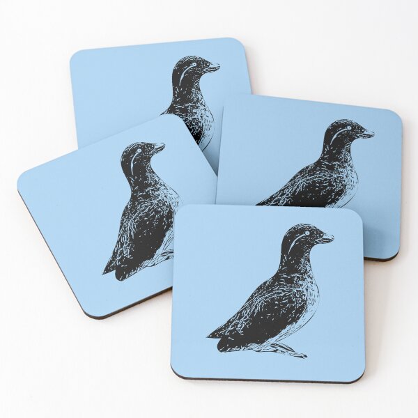 Item preview, Parakeet Auklet Black Design  designed and sold by designsasstultd.