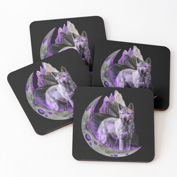Item preview, Wolf within the moon - PURPLE designed and sold by StefAnimal.