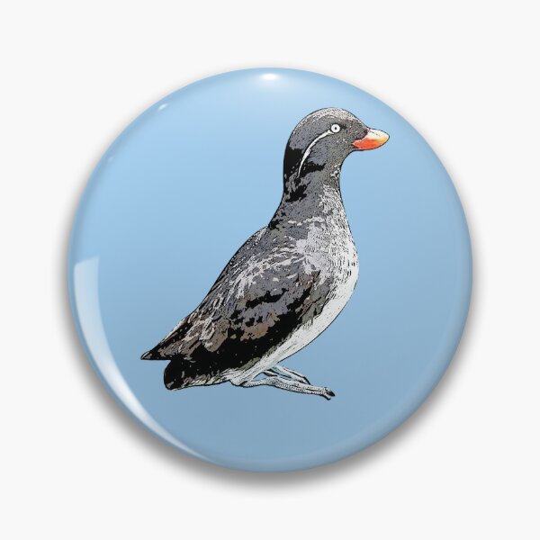Item preview, Parakeet Auklet Black Alternate Design  designed and sold by designsasstultd.