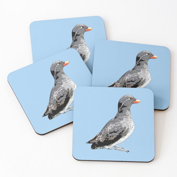 Item preview, Parakeet Auklet Black Alternate Design  designed and sold by designsasstultd.