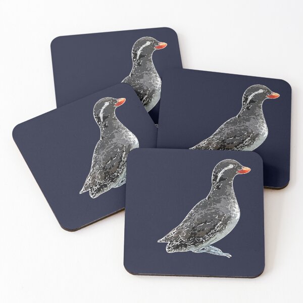 Item preview, Parakeet Auklet White Alternate Design  designed and sold by designsasstultd.