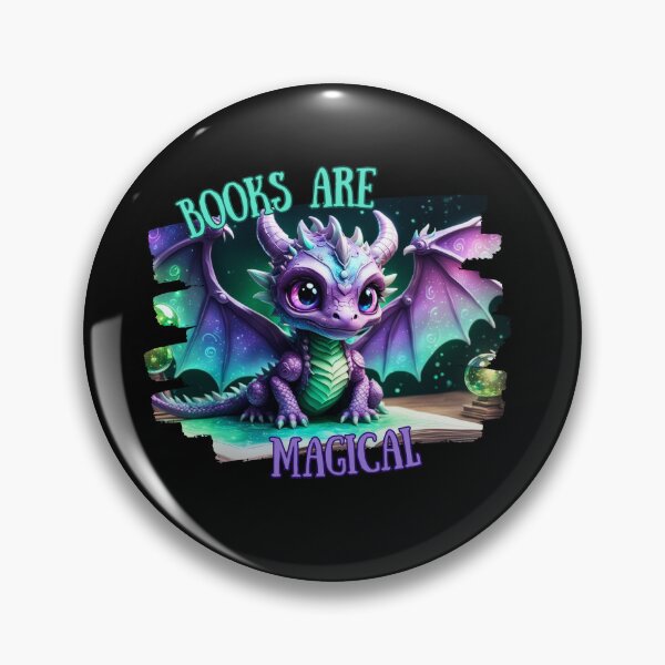Item preview, "Books Are Magical" Whimsical Dragon Bookworm – Perfect for Book Lovers designed and sold by Ophelia's Bazaar.
