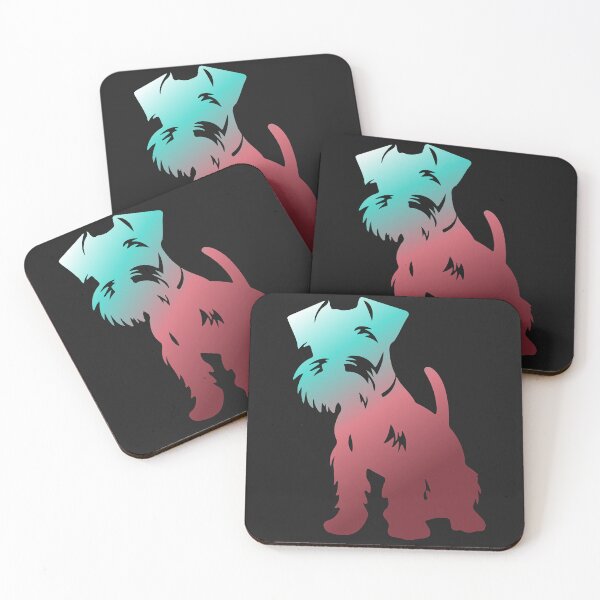 Item preview, Colorful Schnauzer mini vintage designed and sold by hemp3x.