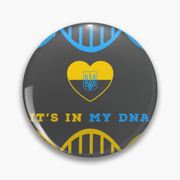 Item preview, Ukraine heart: it is in my DNA ▩ designed and sold by cabana.space.