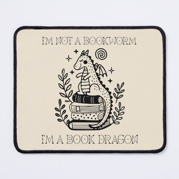 Item preview, Not a Bookworm Book Dragon designed and sold by darkskydelights.