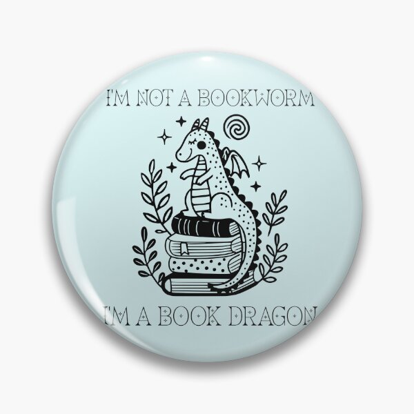 Item preview, Not a Bookworm Book Dragon designed and sold by darkskydelights.