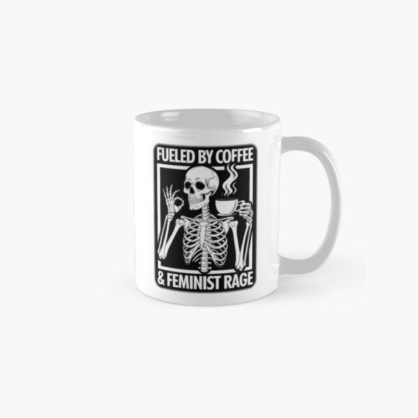 Item preview, Fueled By Coffee And Feminist Rage designed and sold by Angry Swan Designs.