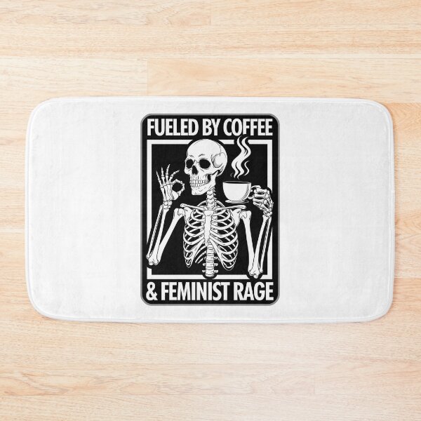 Item preview, Fueled By Coffee And Feminist Rage designed and sold by Angry Swan Designs.