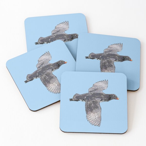 Item preview, Parakeet Auklet Flying Black Alternate Design  designed and sold by designsasstultd.