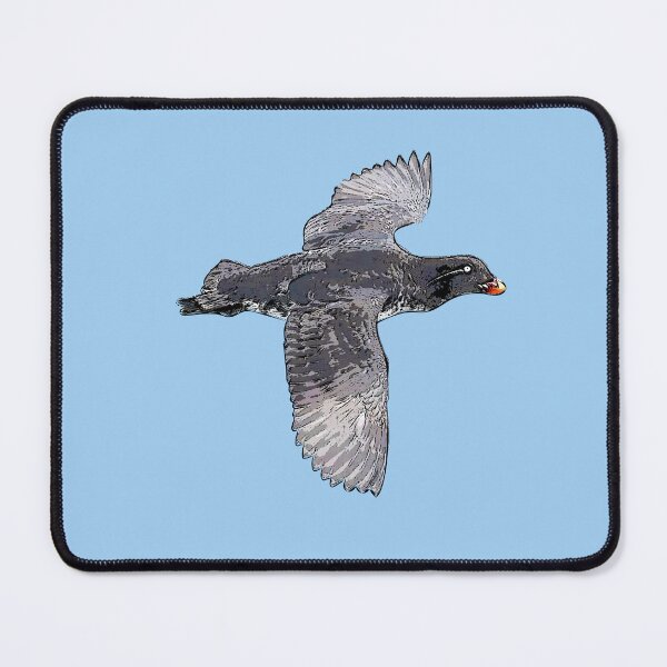 Item preview, Parakeet Auklet Flying Black Alternate Design  designed and sold by designsasstultd.