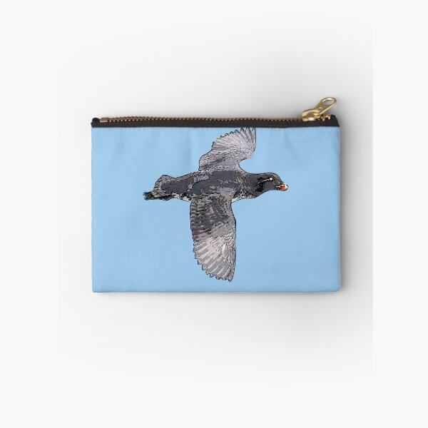 Item preview, Parakeet Auklet Flying Black Alternate Design  designed and sold by designsasstultd.