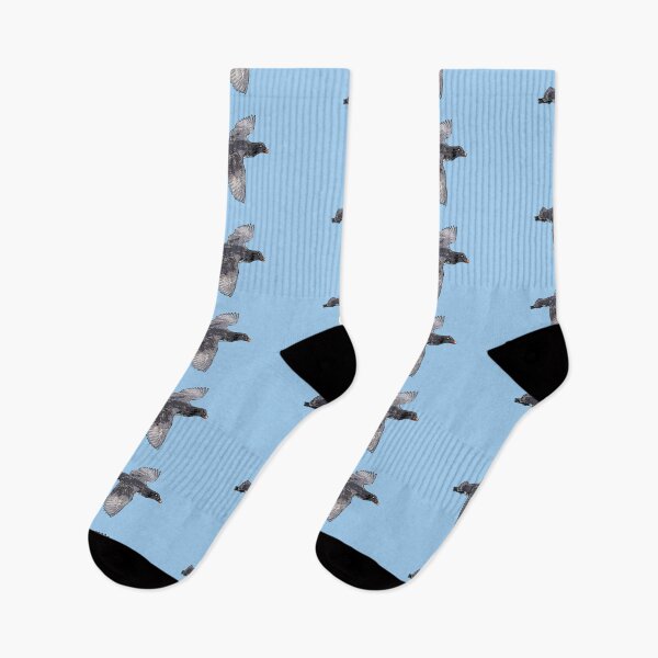 Item preview, Parakeet Auklet Flying Black Alternate Design  designed and sold by designsasstultd.