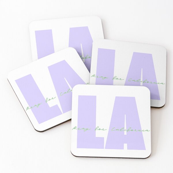 Item preview, Pray for LA California T-Shirt for moral support with classic design for unisex men women boy girl casual wear designed and sold by Merch Your Vibes.