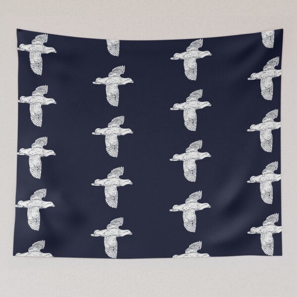Item preview, Parakeet Auklet Flying White Design  designed and sold by designsasstultd.